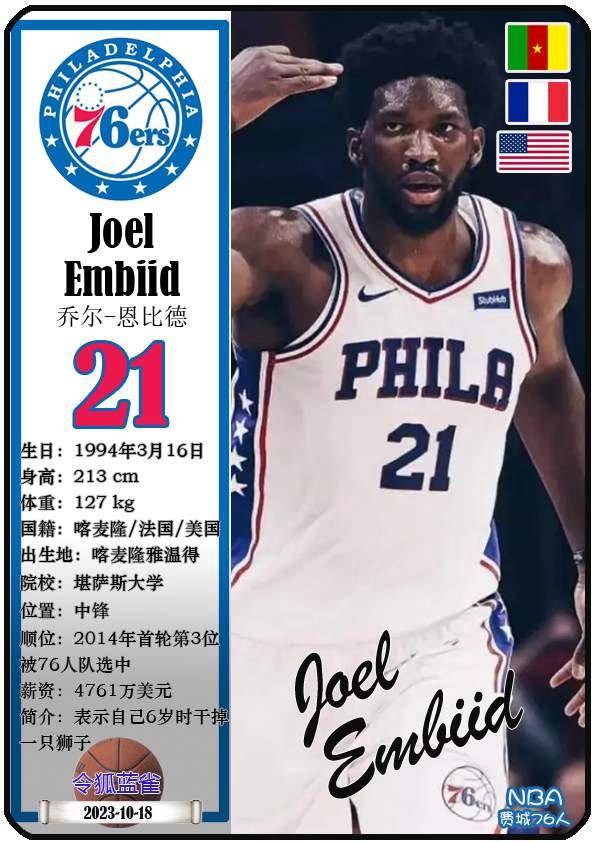 费城76人阵容 费城76人阵容